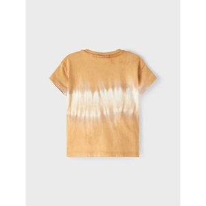 Lil' Atelier Lil' Atelier | Halfred tie-dye baby shirt | Iced Coffee