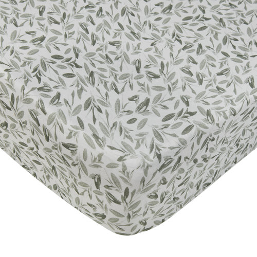 Mies & Co Mies & Co | Fitted sheet | Ledikant / peuterbed hoeslaken | Sage green Mies & Co Mies & Co | Fitted sheet | Ledikant / peuterbed hoeslaken | Sage green