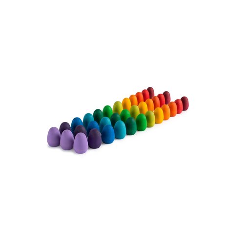 Grapat Grapat | Set van 36 mandala regenboog eieren Grapat Grapat | Set van 36 mandala regenboog eieren