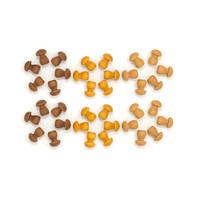 Grapat | Set van 36 mandala paddenstoelen