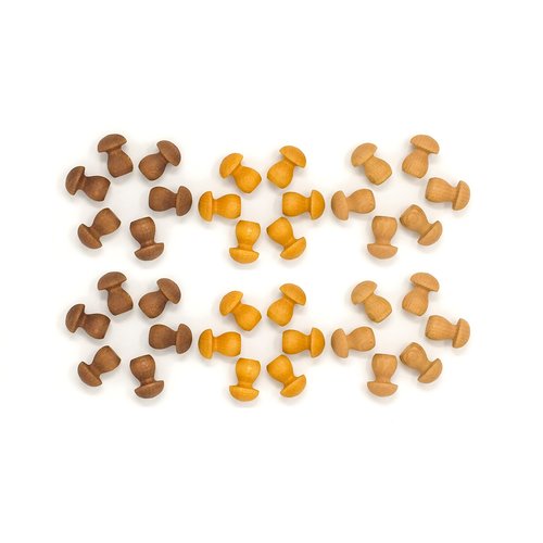 Grapat Grapat | Set van 36 mandala paddenstoelen Grapat Grapat | Set van 36 mandala paddenstoelen