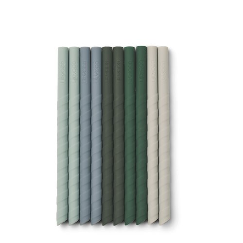Liewood Liewood | Timoti straws | 10-pack siliconen rietjes Liewood Liewood | Timoti straws | 10-pack siliconen rietjes