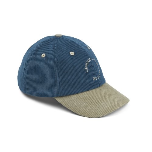 Liewood Liewood | Danny corduroy cap | Pet Surf Blue mix