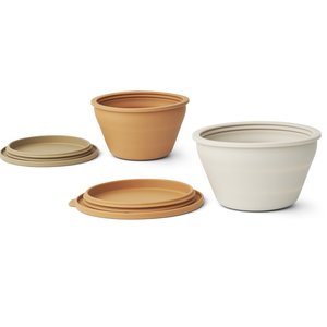 Liewood Liewood | Dale foldable bowl set | Opvouwbare bakjes (2-pack)