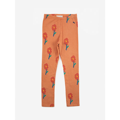 Bobo Choses Bobo Choses | Flowers all over leggings | Salmon Pink Bobo Choses Bobo Choses | Flowers all over leggings | Salmon Pink