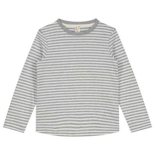 Gray Label Gray Label | Longsleeve Tee | Grey Melange / Off White Gray Label Gray Label | Longsleeve Tee | Grey Melange / Off White