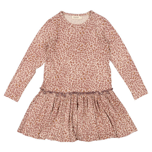 MarMar MarMar | Leo Debbie dress | Dusty Mauve Leopard