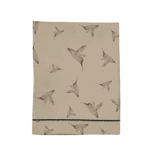 Mies & Co Mies & Co | Toddler bed sheet | Ledikant laken | Little Dreams Humus Mies & Co Mies & Co | Toddler bed sheet | Ledikant laken | Little Dreams Humus