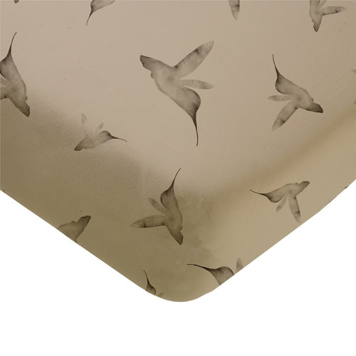 Mies & Co Mies & Co | Fitted sheet | Ledikant / peuterbed hoeslaken | Little Dreams Humus Mies & Co Mies & Co | Fitted sheet | Ledikant / peuterbed hoeslaken | Little Dreams Humus