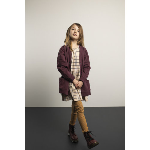 Mingo kids Mingo | Sweat Cardigan Chestnut