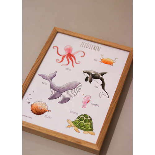 Juulz Juulz | Poster Zeedieren Juulz Juulz | Poster Zeedieren