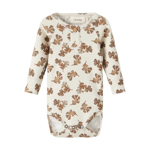Lil' Atelier Lil' Atelier | Geo slim body LS | Romper fall leaves Lil' Atelier Lil' Atelier | Geo slim body LS | Romper fall leaves