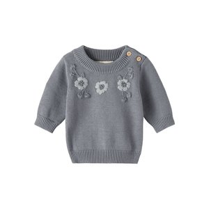 Lil' Atelier Lil' Atelier | Edel knitted sweater flowers | Quiet Shade