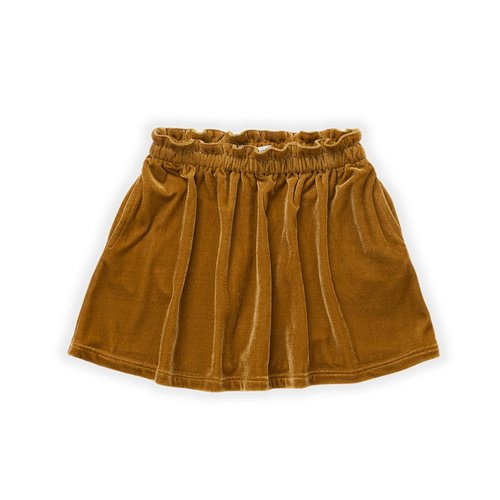 Sproet & Sprout Sproet & Sprout | Paperbag skirt velvet | Toffee Sproet & Sprout Sproet & Sprout | Paperbag skirt velvet | Toffee