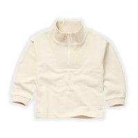 Sproet & Sprout | Zip mock sweatshirt Ivory