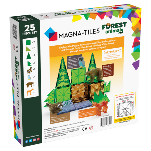 Magna-Tiles Magna-Tiles | Forest animals Set | 25 delig