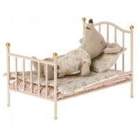 Maileg | Vintage Bed Mouse | 1 persoons muisjes bed Rose