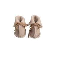 Kico | Slofjes van merino wol | Beige