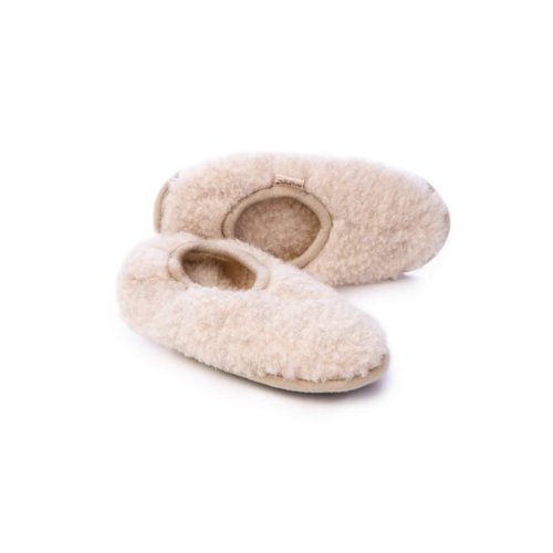 Alwero Alwero | Sloffen Ballerina Eco | Beige