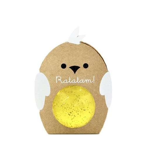 Ratatam Ratatam | Glitter Bird stuiterbal | 4,2 cm Ratatam Ratatam | Glitter Bird stuiterbal | 4,2 cm
