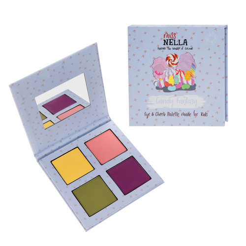 Miss Nella Miss Nella | Oog & wang palette met 4 kleuren | Candy Fantasy