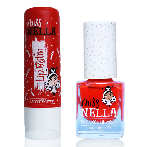 Miss Nella Miss Nella | Lips & Tips duo set | MN7 Strawberry 'n Cream