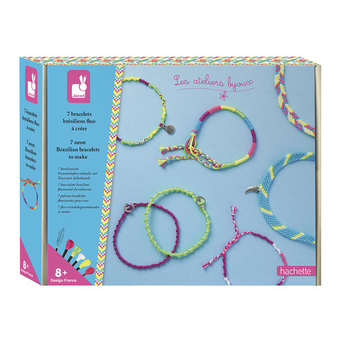 Janod Janod | Atelier Bijoux neon armbandjes maken Janod Janod | Atelier Bijoux neon armbandjes maken