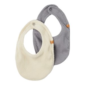 Lil' Atelier Lil' Atelier | Rajo 2-pack bibs | Fog