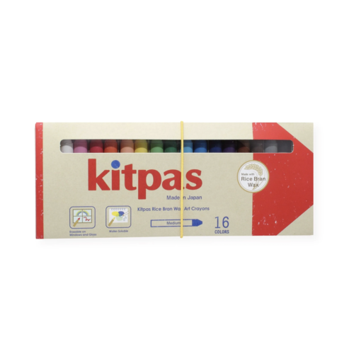 Kitpas Kitpas | Medium rijstwax raam(krijt) | 16 stuks