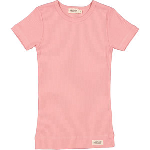 MarMar MarMar | Fine rib t-shirt | Pink Delight