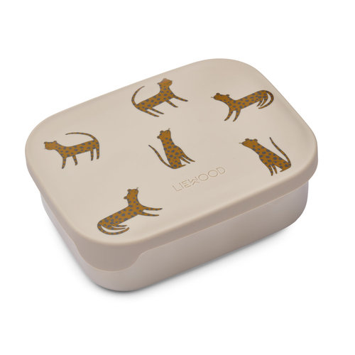Liewood Liewood | Arthur lunch box | Leopard Sandy Liewood Liewood | Arthur lunch box | Leopard Sandy