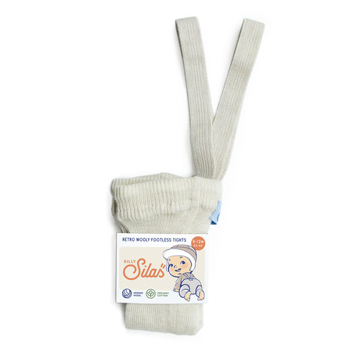 Silly Silas Silly Silas | Wooly footless | Maillot wol Cream Blend