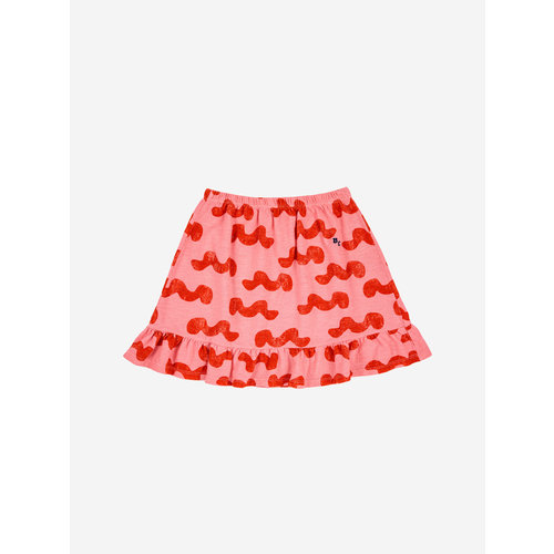 Bobo Choses Bobo Choses | Waves all over skirt | Pink Bobo Choses Bobo Choses | Waves all over skirt | Pink
