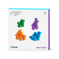 Pixio | Mini Dinos | Set van 80 blokjes