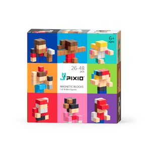 Pixio Pixio | Mini figures | Verrassing van 26 tot 48 blokjes