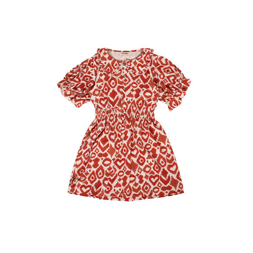 Ammehoela Ammehoela | Liesje.20 | Jurk Aztec cherry Ammehoela Ammehoela | Liesje.20 | Jurk Aztec cherry