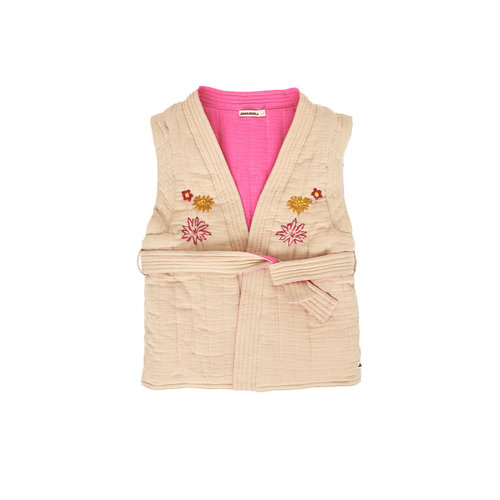 Ammehoela Ammehoela | Meis.02 | Gilet Camel Beetrood Ammehoela Ammehoela | Meis.02 | Gilet Camel Beetrood