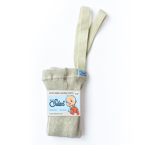 Silly Silas Silly Silas | Footed tights | maillot Cream