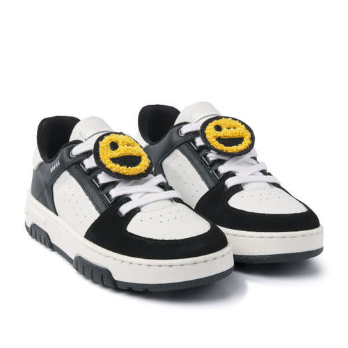 Nubikk Nubikk | Basket Buxton JR sneakers | Black Leather-White Nubikk Nubikk | Basket Buxton JR sneakers | Black Leather-White