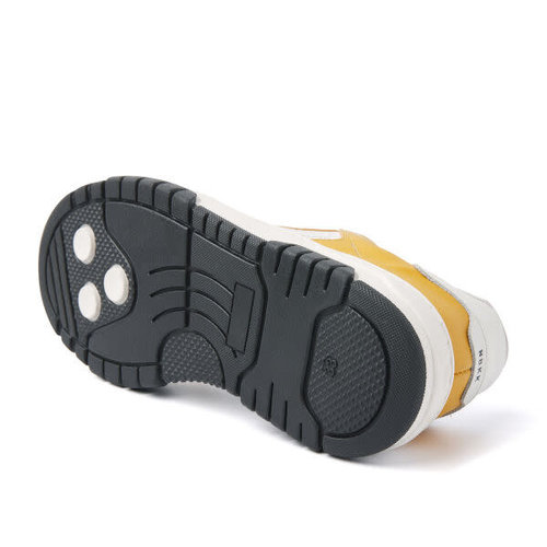 Nubikk Nubikk | Basket Buxton JR sneakers | White Leather-Yellow