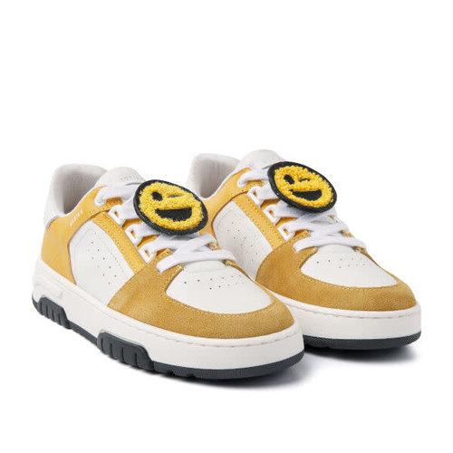 Nubikk Nubikk | Basket Buxton JR sneakers | White Leather-Yellow Nubikk Nubikk | Basket Buxton JR sneakers | White Leather-Yellow