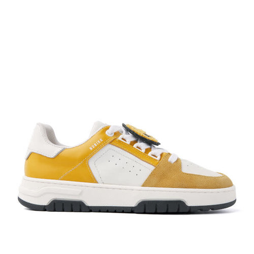 Nubikk Nubikk | Basket Buxton JR sneakers | White Leather-Yellow