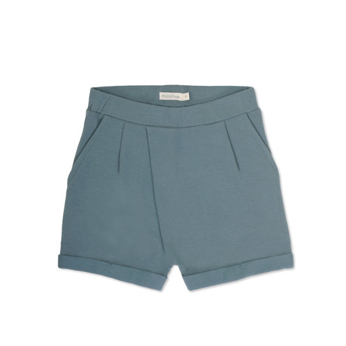 Phil & Phae Phil & Phae | Fold-over shorts | Stone blue Phil & Phae Phil & Phae | Fold-over shorts | Stone blue