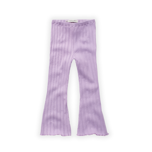 Sproet & Sprout Sproet & Sprout | Flare pants rib | Lilac breeze