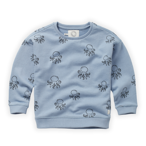 Sproet & Sprout Sproet & Sprout | Sweatshirt octopus | Sky blue Sproet & Sprout Sproet & Sprout | Sweatshirt octopus | Sky blue
