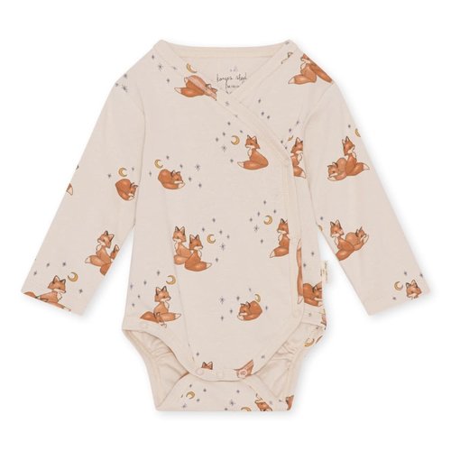 Konges Sløjd Konges Slojd | Newborn body | Overslag romper Foxie Konges Sløjd Konges Slojd | Newborn body | Overslag romper Foxie