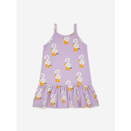 Bobo Choses Bobo Choses | Pelican all over strap dress | Lilac Bobo Choses Bobo Choses | Pelican all over strap dress | Lilac