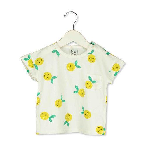 Lotie Kids Lotie Kids | T-shirt Grapefruits | Off-white