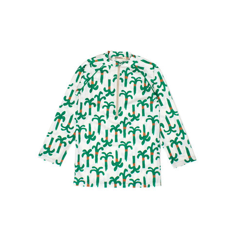 Ammehoela Ammehoela | Dorian.05 | UV zwemshirt Green Palmtree