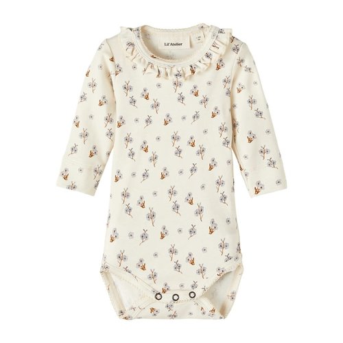 Lil' Atelier Lil' Atelier | Gaya body LS | Romper Turtledove Lil' Atelier Lil' Atelier | Gaya body LS | Romper Turtledove